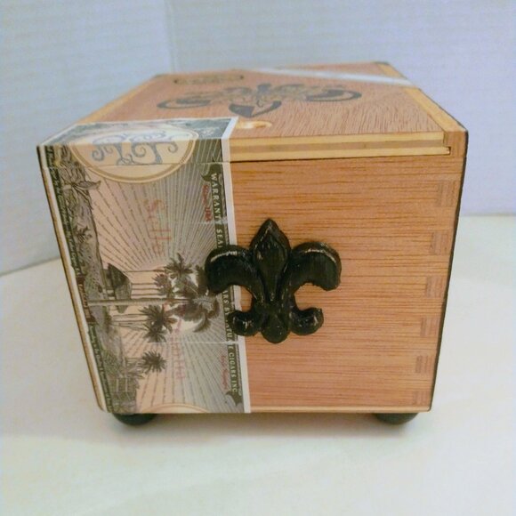 Suenos de Saundra Upcycled, RARE TATUAJE Cigar Box, Decor/ Storage - Picture 7 of 11